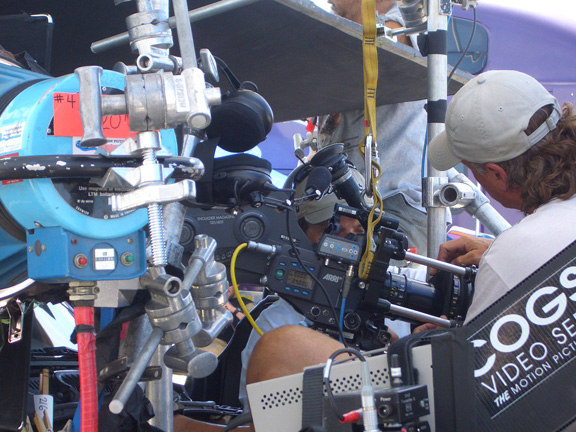 These are all shots from the set of the Kingdom