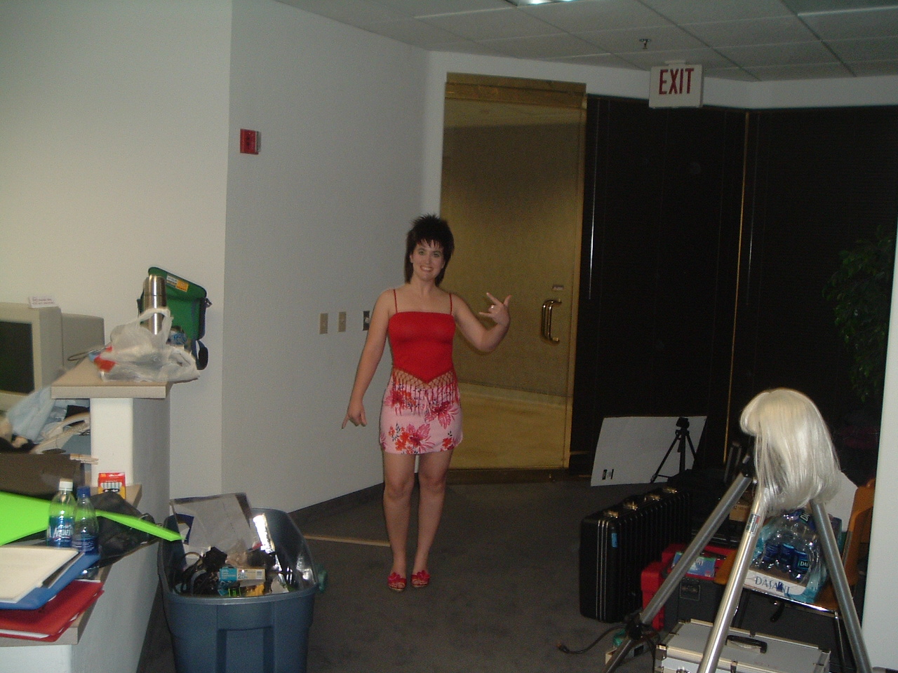 The Voo Do was never finished, but we had a great time on set!